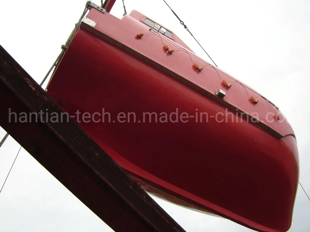 31p Capacity Marine Lifesaving Equipment Freefall Type Totally Enclosed FRP Boat