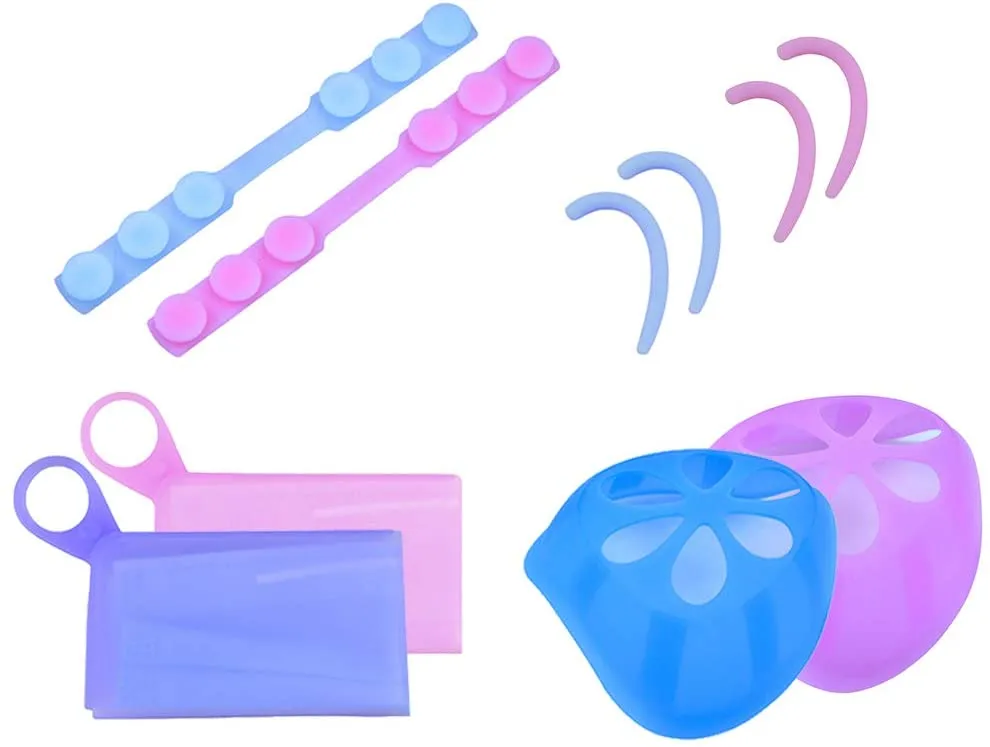 3D Face Mask Bracket Breathe Cup Silicone for More Breathing Space