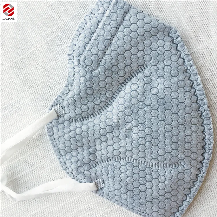 Air Pollution Disposable Foldable Microfiber Face Shield KN95/FFP2 Dust Mask with or Without Valve