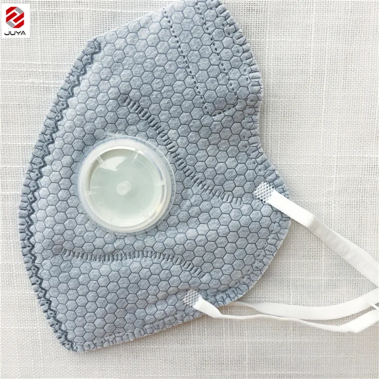 Air Pollution Disposable Foldable Microfiber Face Shield KN95/FFP2 Dust Mask with or Without Valve