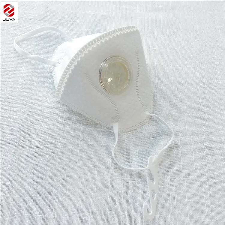 Air Pollution Disposable Foldable Microfiber Face Shield KN95/FFP2 Dust Mask with or Without Valve