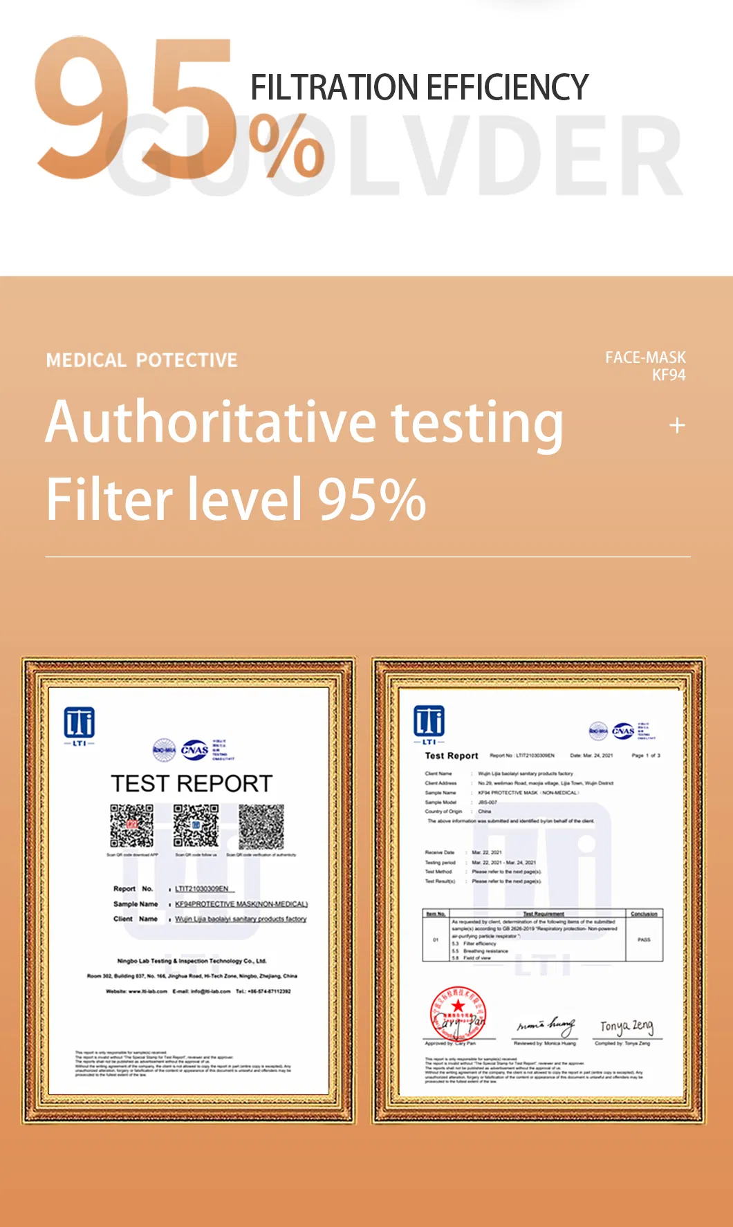 Anti-Dust Willow Leaf Mask Color Disposable Protective Kf94 Facemask