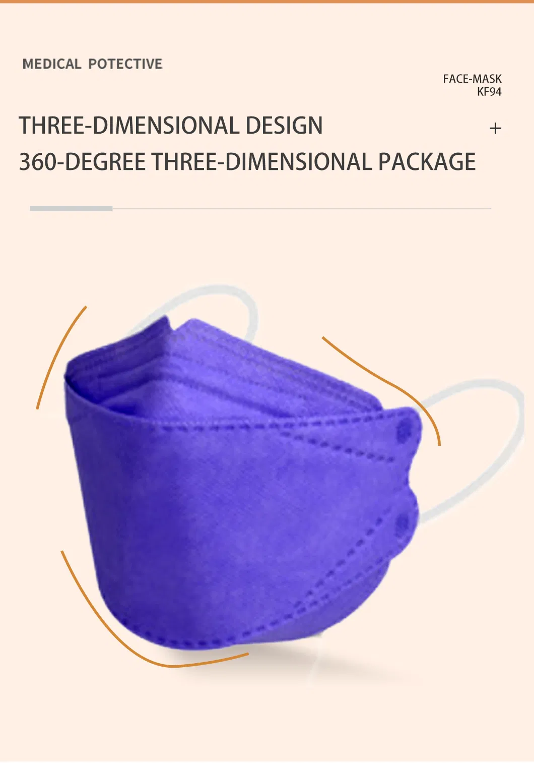 Anti-Dust Willow Leaf Mask Color Disposable Protective Kf94 Facemask