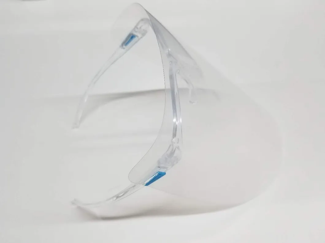 Anti Fog Clear Transparent Protective Safety Visor Face Facial Weat Glasses Clear Shield Faceshield with Glasses Nmpa Testing Reports Anti Virus