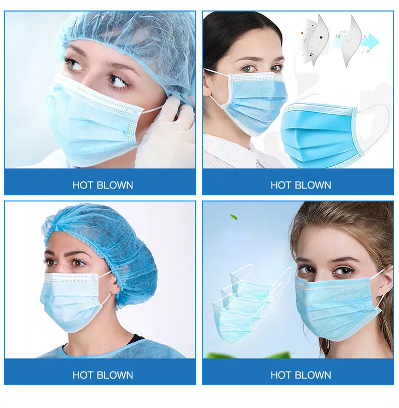 Anti Virus 2 Ply 3 Ply Disposable Face Mask with Earloop