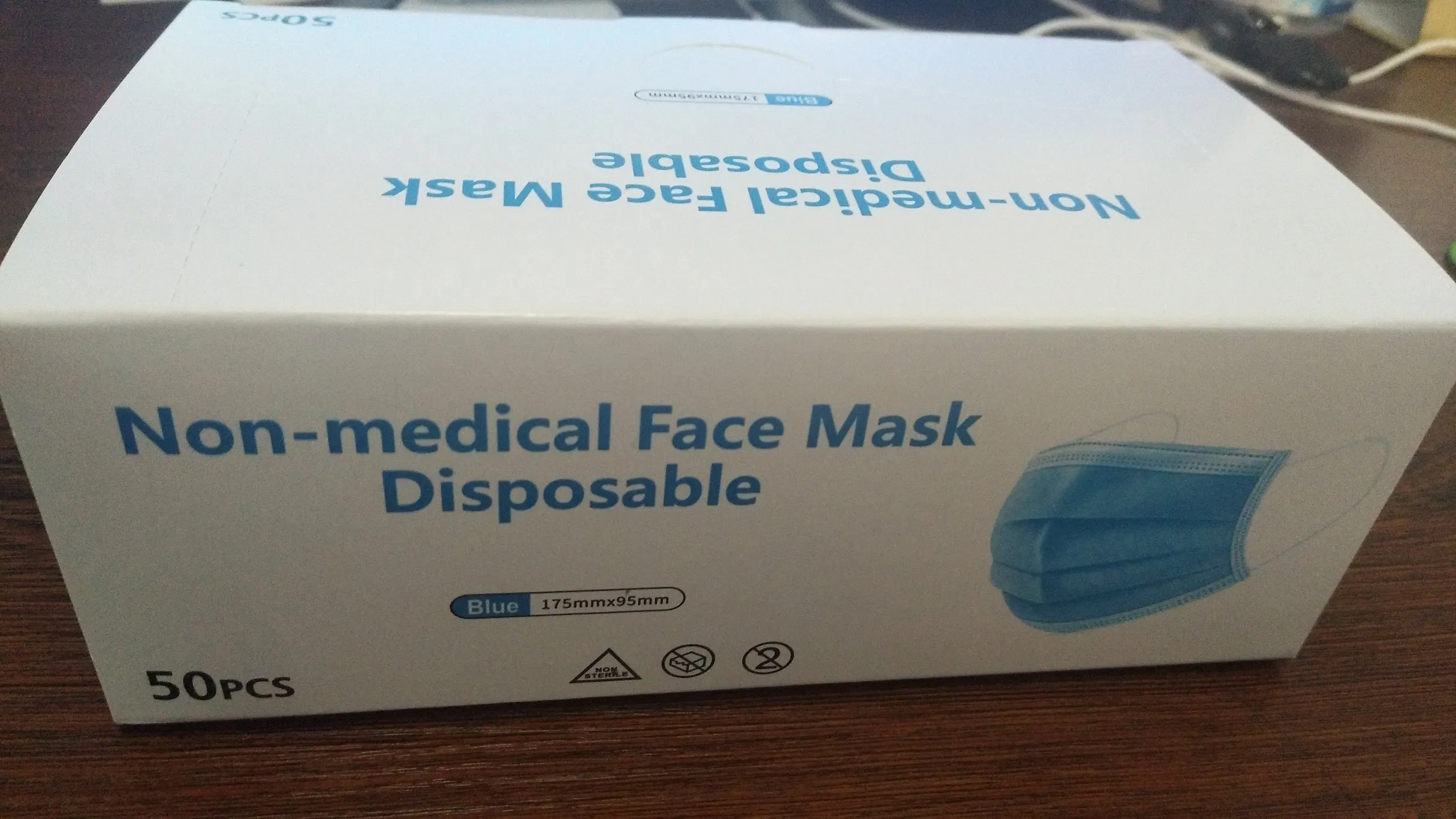 Best 3 Ply Non Woven Disposable Face Mask for Personal Protection of Ninety Percent Protection