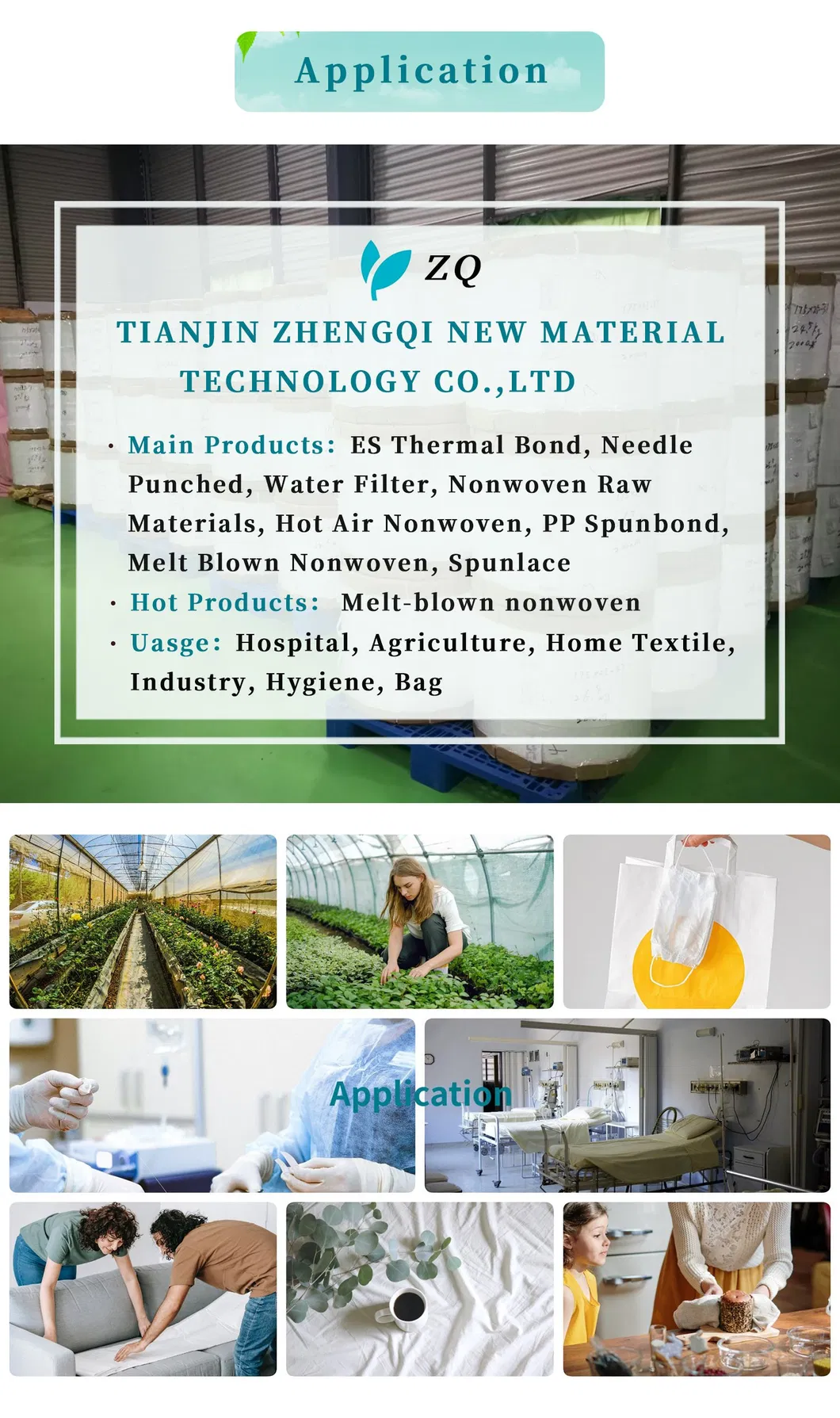 Breathable Waterproof High Filtration Low Resistance Meltblown/Melt Blown Fabric for Face Mask