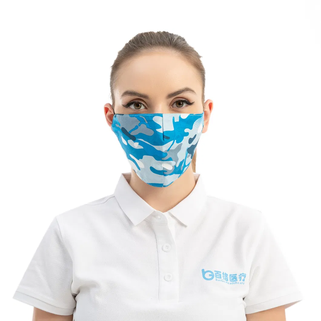 Camouflage Anti-Haze Pm2.5 Mask Cotton Adult Three-Dimensional Mask