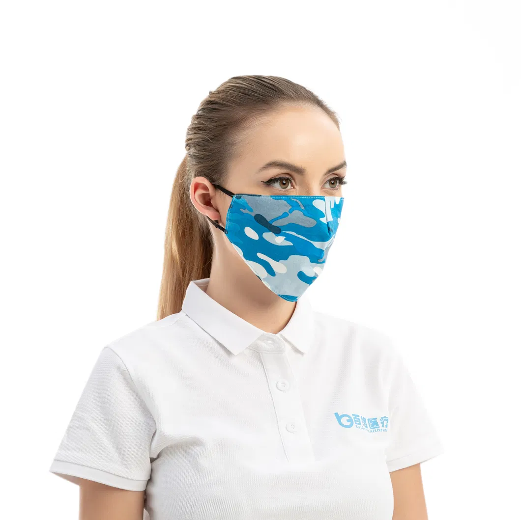Camouflage Anti-Haze Pm2.5 Mask Cotton Adult Three-Dimensional Mask