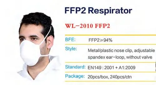 China [Warehouse in Europe] CE Certified FFP2 Respirators Folding Protective Face Mask Mouth Nose Cover PPE CE2163 Maske