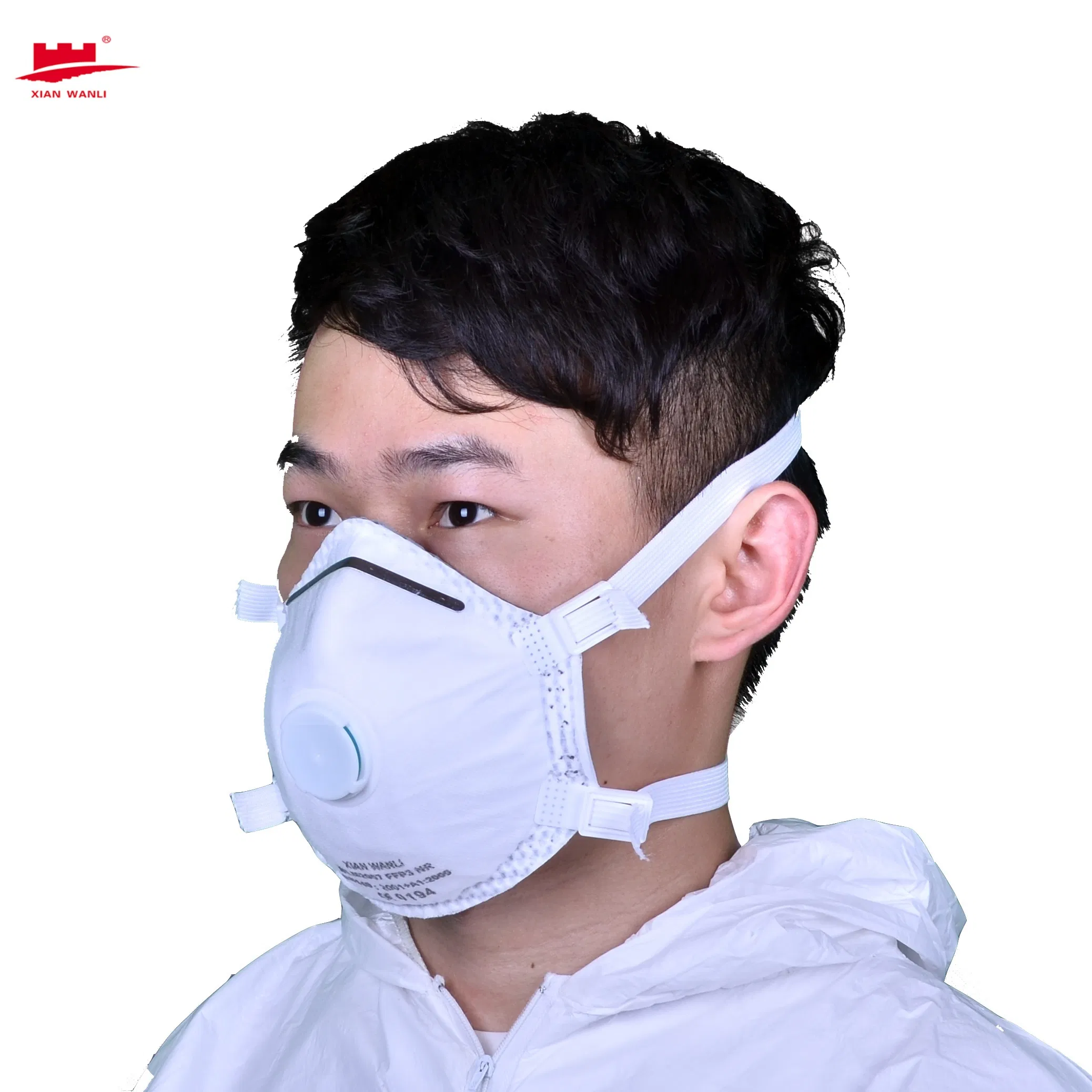 Cup Shape FFP3 Protective Safety Mask Carbon Filter Face Mask with Valve CE En 149