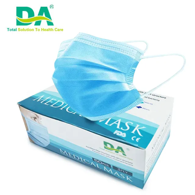 Disposable 3 Layers Non Woven Mask Masks Disposable Face Mask