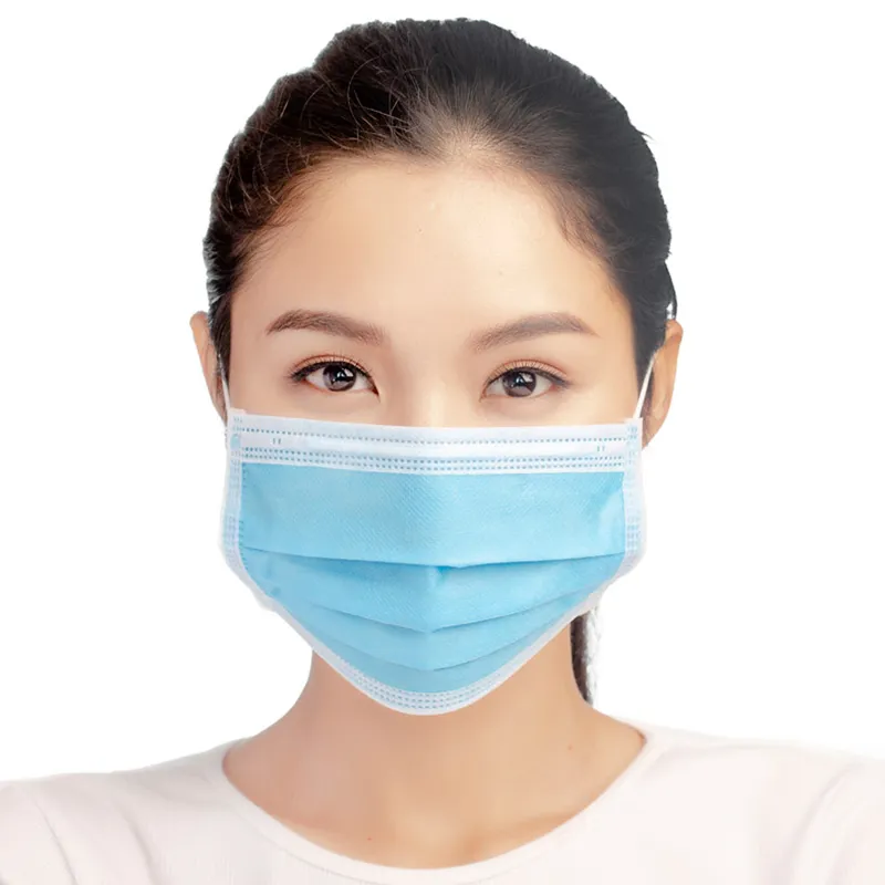 Disposable 3 Layers Non Woven Mask Masks Disposable Face Mask