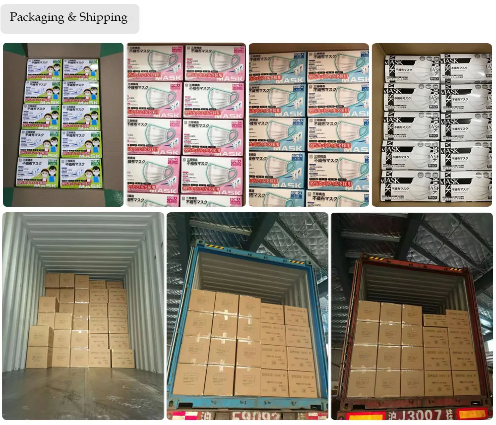 Disposable Non-Woven Mask with Ear Hooks Dust Musk