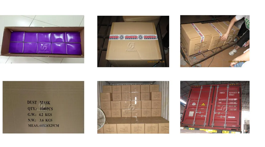 Disposable Nonwoven PP 1py 140g160g 180g 220g Nuisance Dust Mask Particulate Respirator Safety Cover Dust Mask