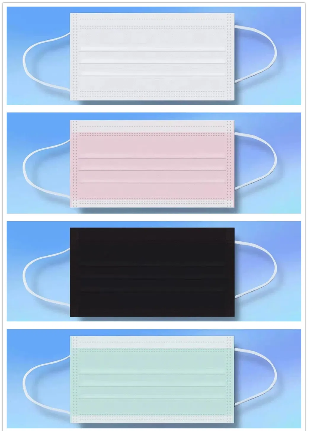 Disposable Soft Non Woven Facial Mask with Good Quality