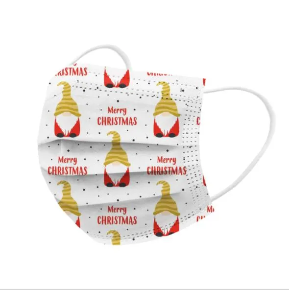 Dm005-C16 Christmas Face Masks High Filtration Efficiency Individually Packaged Color Breathable Face