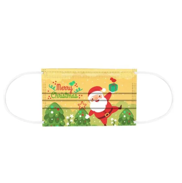 Dm005-Ck1 Kids' Christmas Season Disposable Dust Masks Protection Masks with Earloops