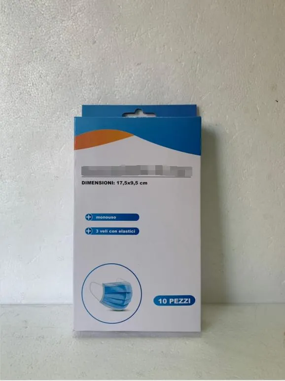 Dm005 Disposable Blue Melt-Blown Dust Masks with Earloops
