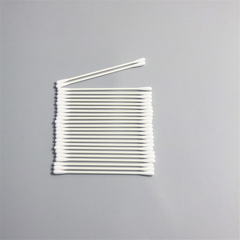 Double Tip Industrial Lint Free Cleanroom Cotton Swab for Cleaning Lens