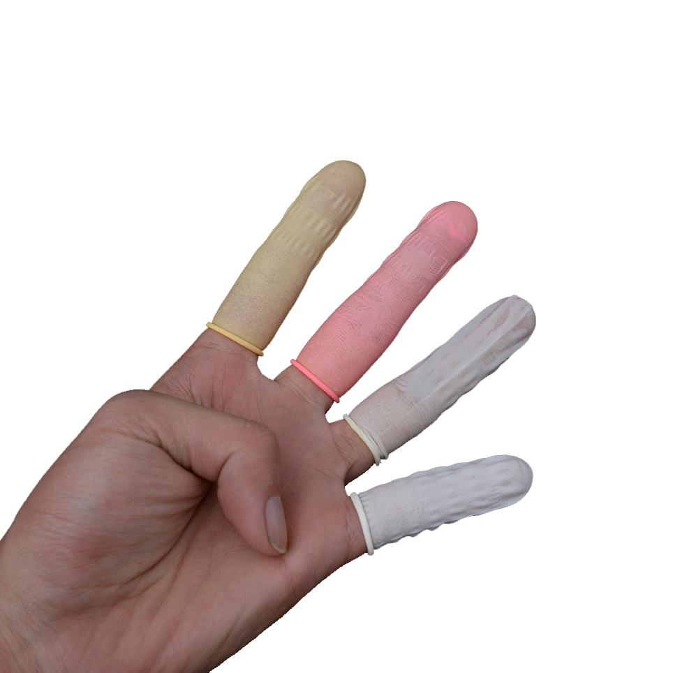 ESD Anti Static Dust Free Non Slip Latex Reusable Colorful Finger Covers