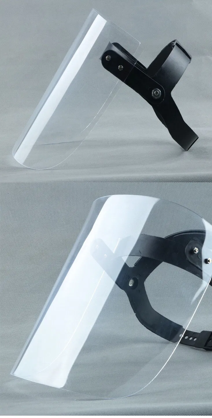 Factory Direct Pricing En166 Certificated Hard Protective Face Shield