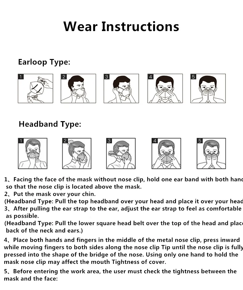 Ffp 2 Filtering Half Mask with White List Mask Ffp 2 Ffp 3