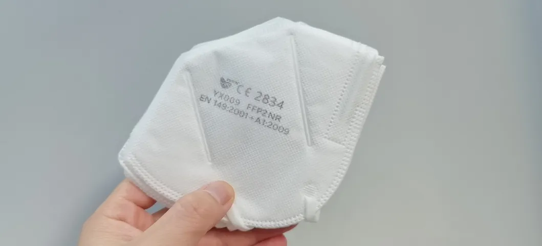 Ffp 2 Filtering Half Mask with White List Mask Ffp 2 Ffp 3