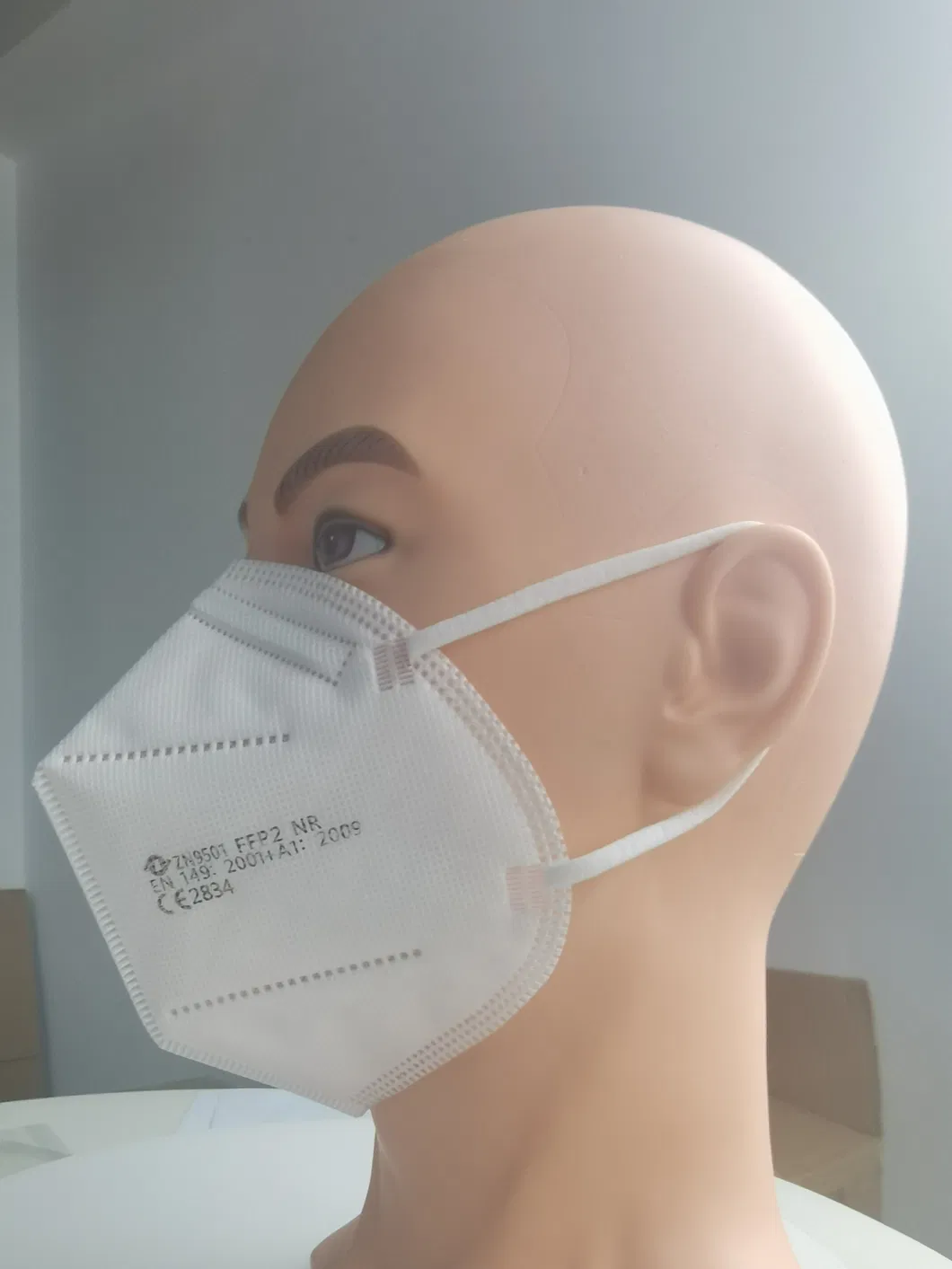Ffp 2 Filtering Half Mask with White List Mask Ffp 2 Ffp 3