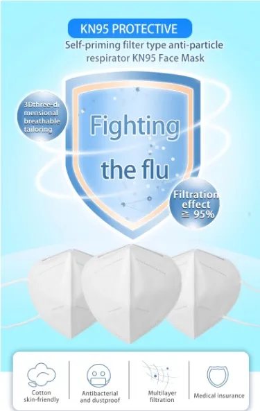 FFP2 Fffp3 En149 En146 Disposable Protective KN95 N95 Face Mask
