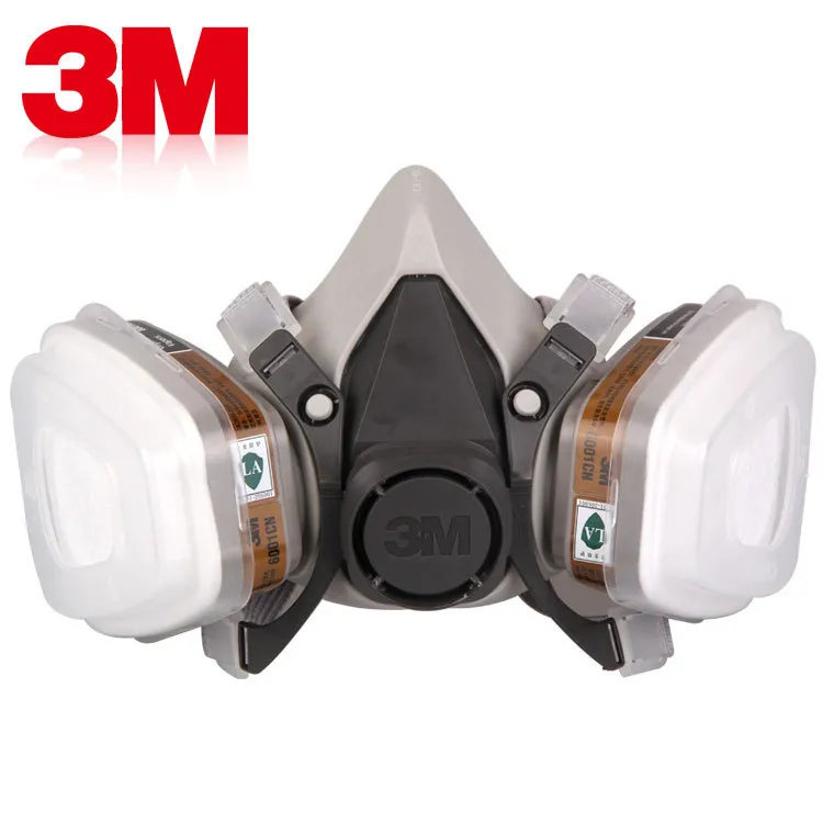 Half Face Chemical Facepiece Reusable Half Face Respirator Anti Industrial Construction Dust Gas Mask, 6200, 6800 7502, Half Face Mask, Full Gas Respirator