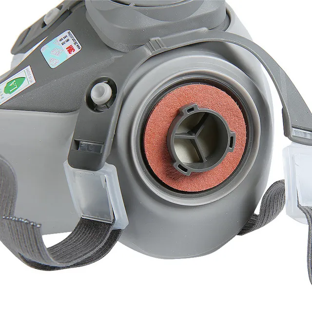 Half Face Chemical Facepiece Reusable Half Face Respirator Anti Industrial Construction Dust Gas Mask, 6200, 6800 7502, Half Face Mask, Full Gas Respirator
