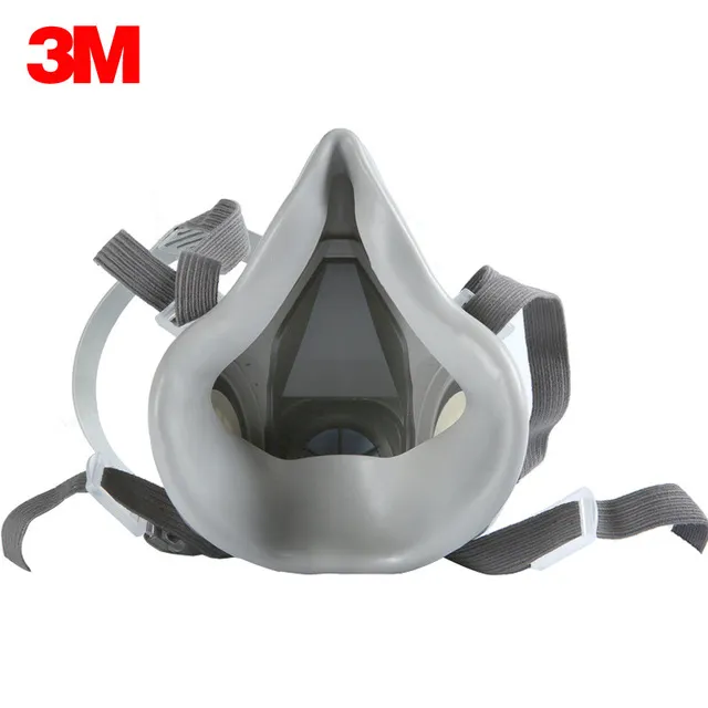 Half Face Chemical Facepiece Reusable Half Face Respirator Anti Industrial Construction Dust Gas Mask, 6200, 6800 7502, Half Face Mask, Full Gas Respirator