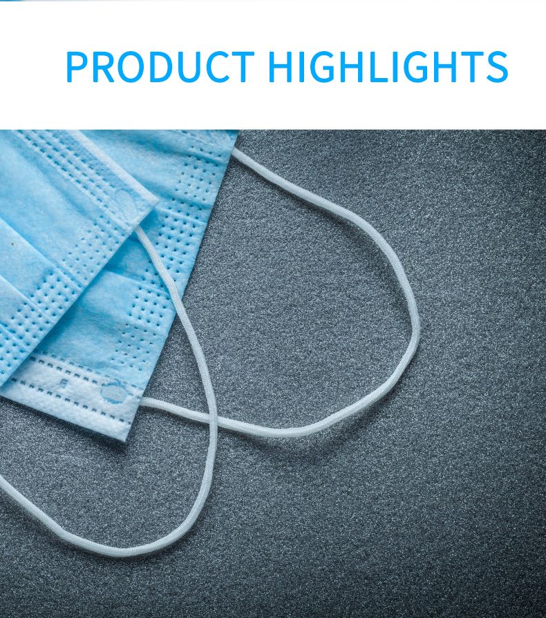High Quality Outdoor Protective Disposable Non Woven 3ply Face Mask