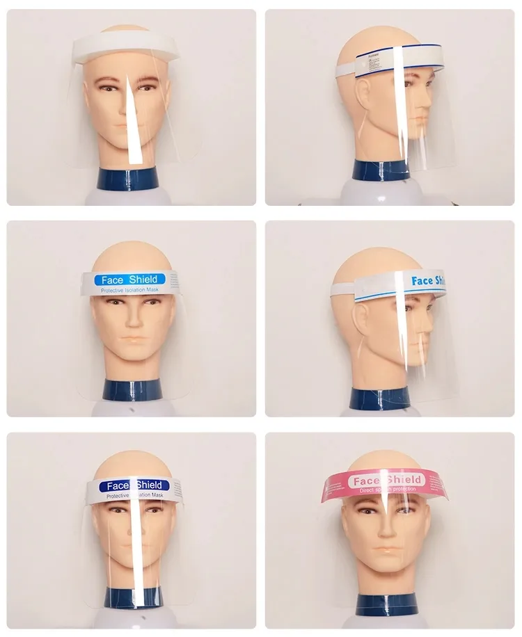 High Quality Protective Full Clear Anti Fog/Splash Isolation Face Shield