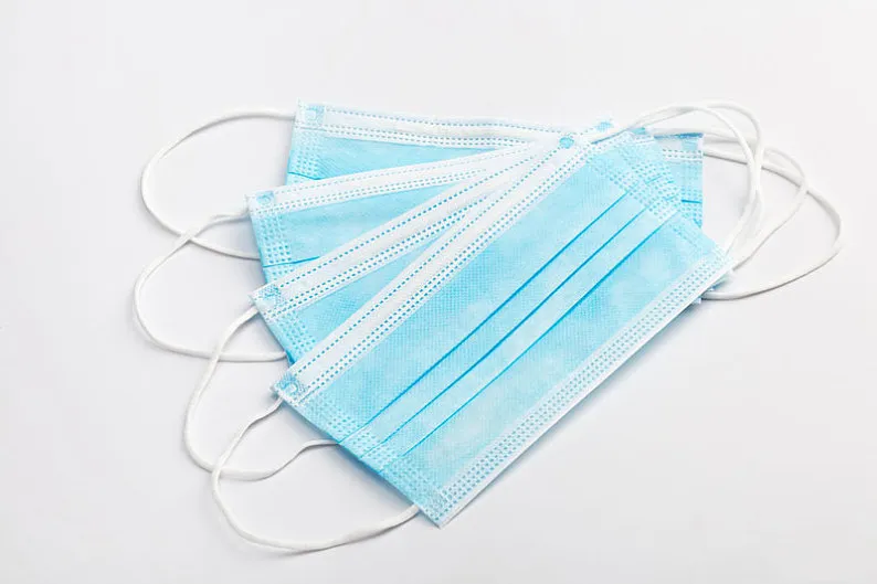 Hot Selling Wholesale Single Use 17X9.5cm 3 Ply Face Mask