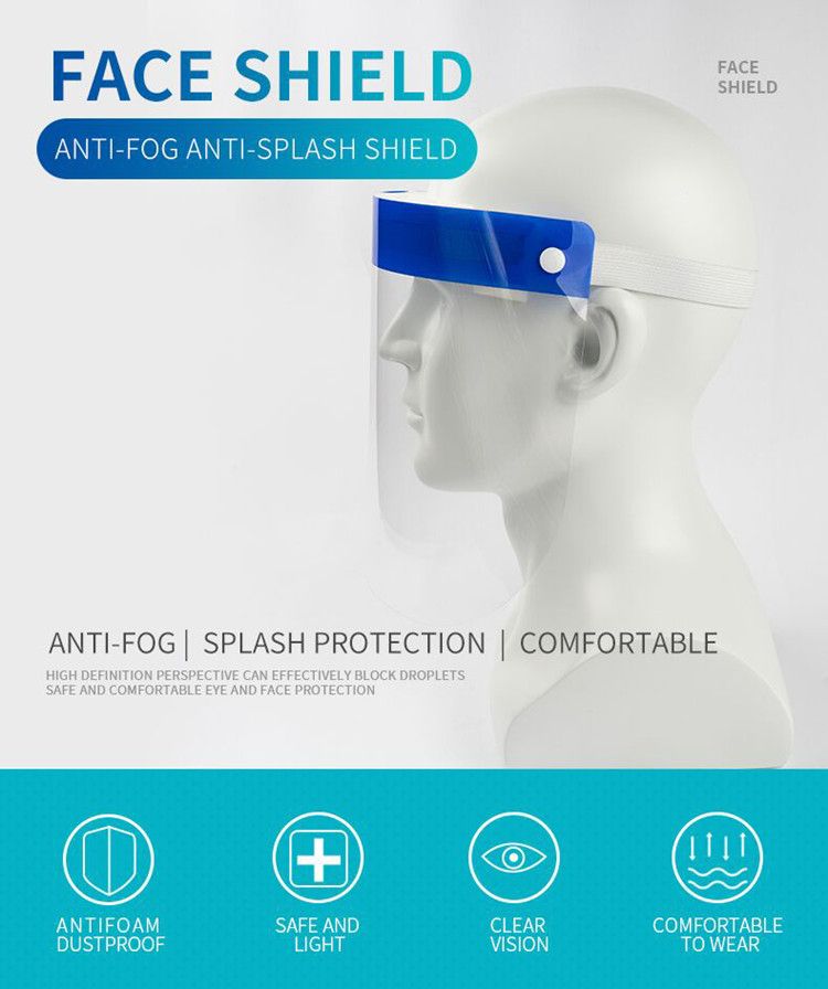 in Stock Fast Delivery Cleanable Pet Protective Face Shield