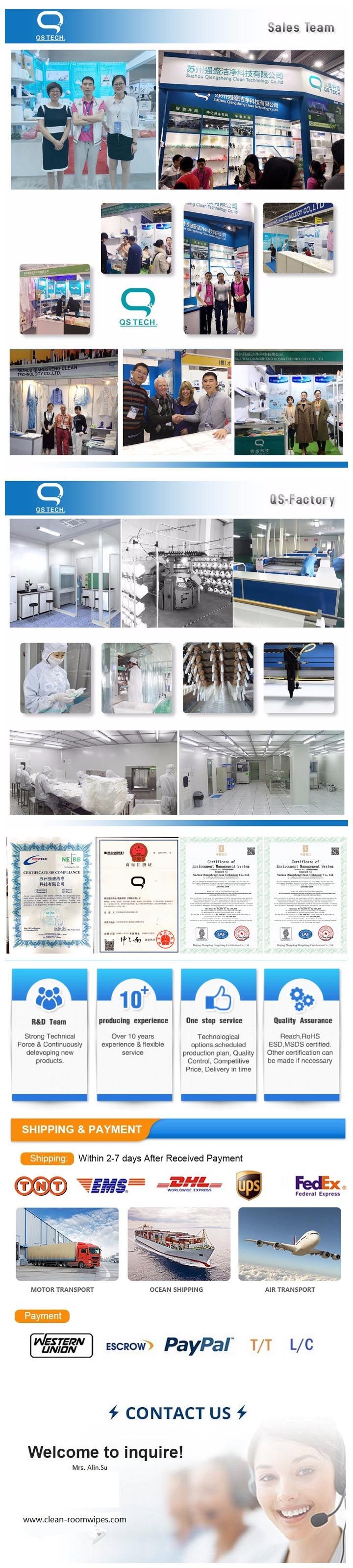 Ipa Preseturated Wipers 9inx9in with 70% Ipa 30% Diw