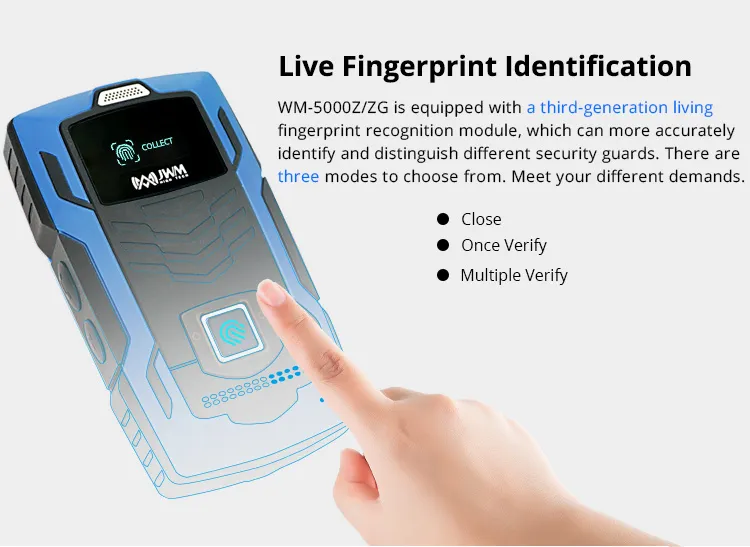 Jwm Anti-Explosion RFID Guard Tour System with Real Time Data Upload