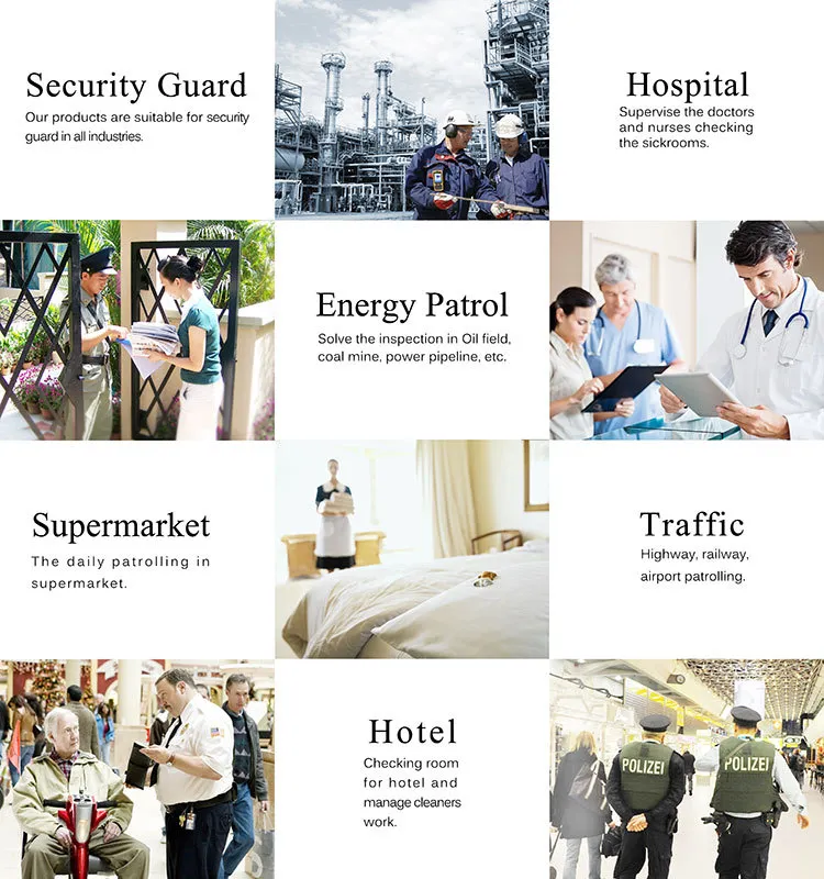 Jwm iButton Security Equipment Baton Guard Tour System for Factory with Free and Cloud Software