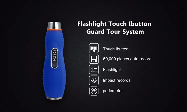 Jwm iButton Security Equipment Baton Guard Tour System for Factory with Free and Cloud Software