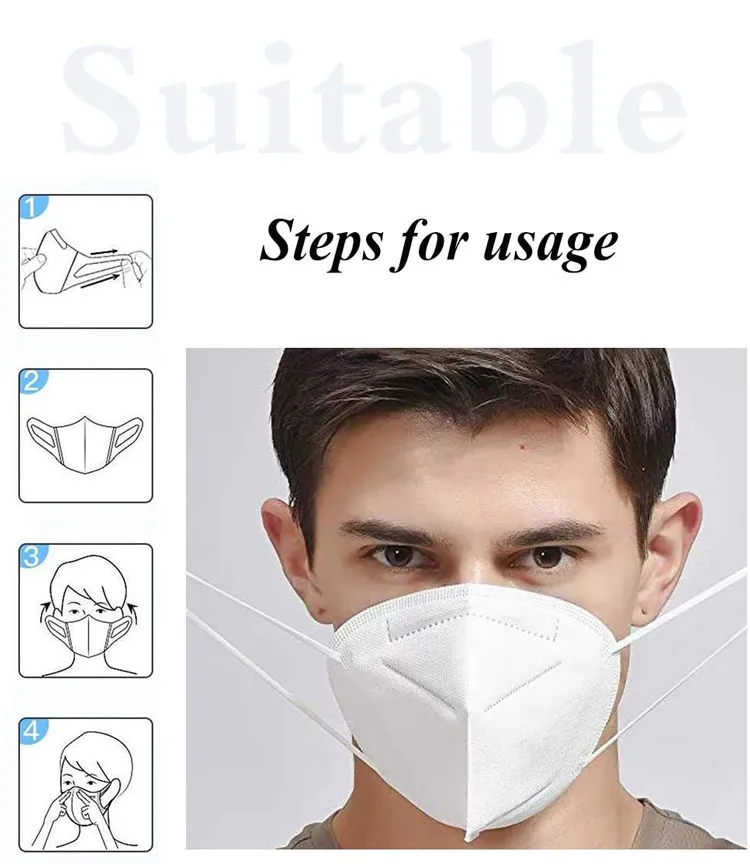 Kn 95 FFP2 Iir Luxury Pita Seaweed Balnks Sublimation Face Mask Filter for Mask KN95 Mascarilla De Seguridad FFP2 Mascara Con Valvula