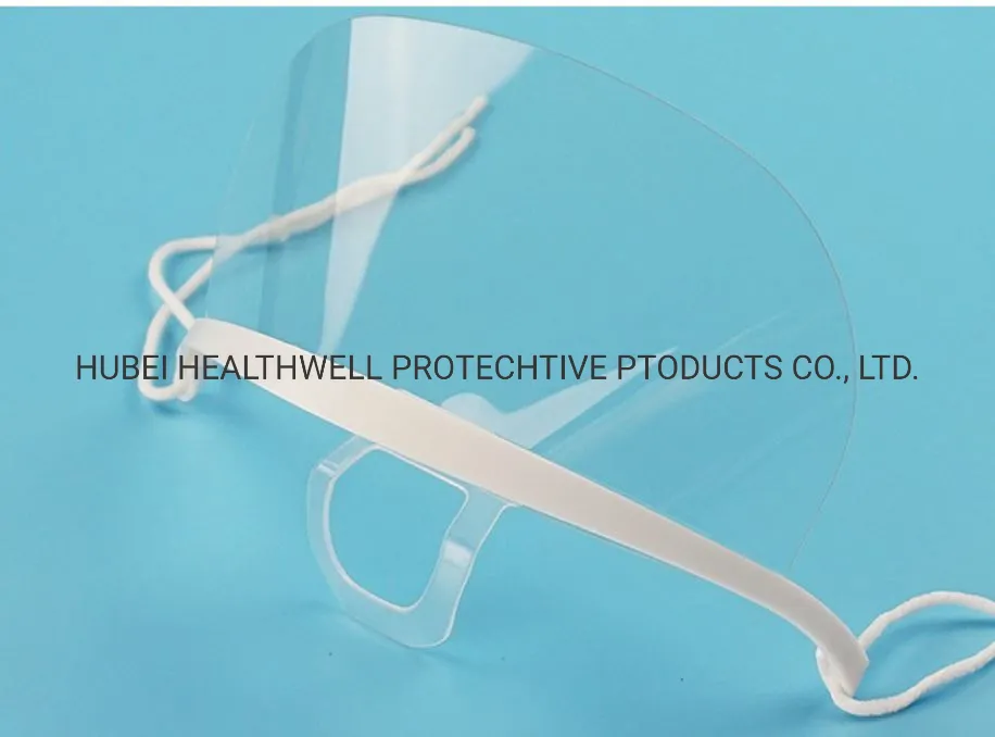Lovbeauty Reusable Hygiene Transparent Plastic Smile Anti Fog Face Cover