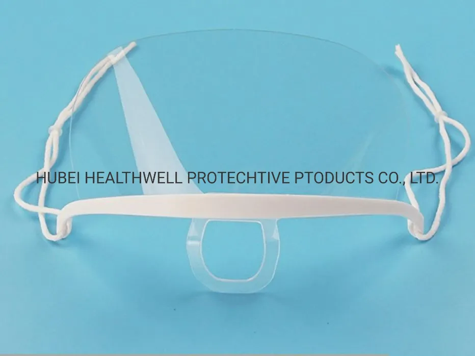 Lovbeauty Reusable Hygiene Transparent Plastic Smile Anti Fog Face Cover