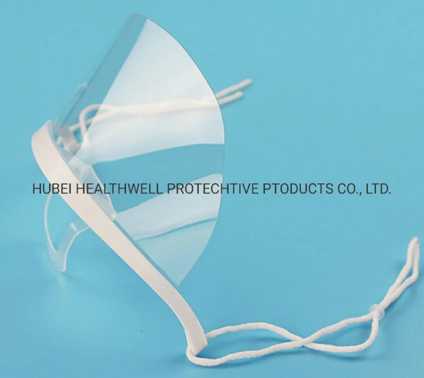 Lovbeauty Reusable Hygiene Transparent Plastic Smile Anti Fog Face Cover