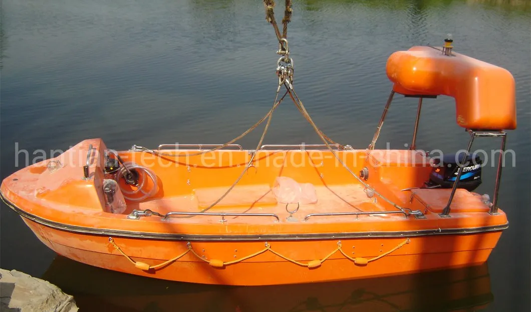 Marine Equipment Solas Orange Gfrp 6p Lifesaving Rescue Boat