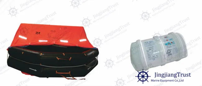 Marine Khk Type Open Reversible Inflatable Life Raft for Ship