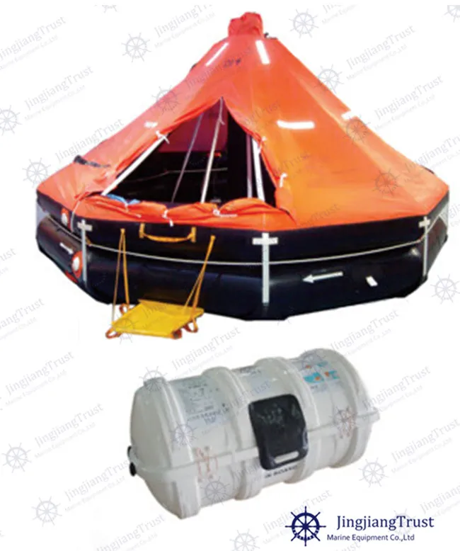 Marine Khk Type Open Reversible Inflatable Life Raft for Ship