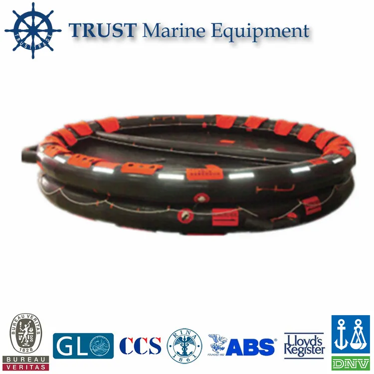 Marine Khk Type Open Reversible Inflatable Life Raft for Ship
