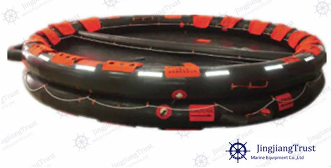 Marine Khk Type Open Reversible Inflatable Life Raft for Ship